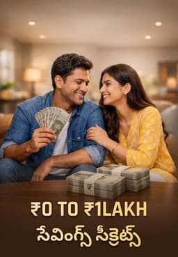 ₹0 To ₹1Lakh: సేవింగ్స్ సీక్రెట్స్