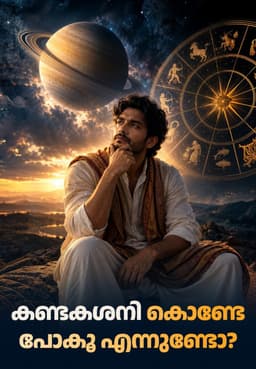 കണ്ടകശനി കൊണ്ടേ പോകൂ എന്നുണ്ടോ?
