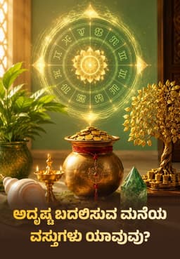ಅದೃಷ್ಟ ಬದಲಿಸುವ ಮನೆಯ ವಸ್ತುಗಳು ಯಾವುವು?