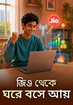 জিও থেকে ঘরে বসে আয়