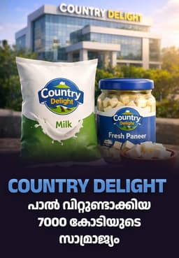 CountryDelight: പാൽ വിറ്റുണ്ടാക്കിയ 7000 കോടിയുടെ സാമ്രാജ്യം