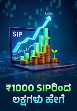 ₹1000 SIPರಿಂದ ಲಕ್ಷಗಳು ಹೇಗೆ