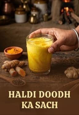 Haldi Doodh Ka Sach