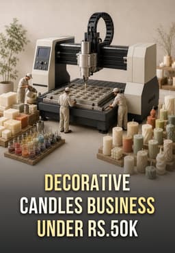 Decorative Candles Business Under Rs.50k