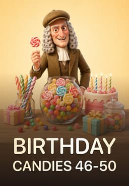 Birthday Candies 46-50