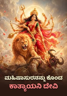 ಮಹಿಷಾಸುರನನ್ನು ಕೊಂದ ಕಾತ್ಯಾಯನಿ ದೇವಿ