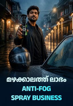 മഴക്കാലത്ത് ലാഭം Anti-Fog Spray Business