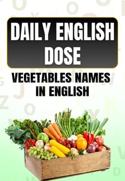 Vegetables Names in English