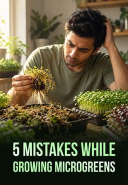 5 Mistakes While Growing Microgreens