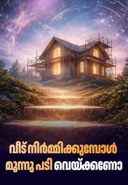 വീട് നിർമ്മിക്കുമ്പോൾ മൂന്നു പടി വെയ്ക്കണോ