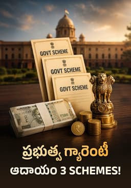 ప్రభుత్వ గ్యారెంటీ ఆదాయం: 3 Schemes!