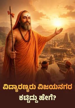 ವಿದ್ಯಾರಣ್ಯರು ವಿಜಯನಗರ ಕಟ್ಟಿದ್ದು ಹೇಗೆ ?