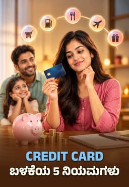 Credit Card ಬಳಕೆಯ 5 ನಿಯಮಗಳು