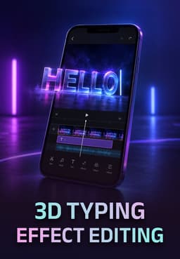 3D Typing Effect Editing