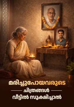മരിച്ചുപോയവരുടെ ചിത്രങ്ങൾ വീട്ടിൽ സൂക്ഷിച്ചാൽ!