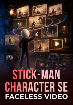 Stick-Man Character Se Faceless Video