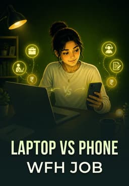 Laptop Vs Phone WFH Job
