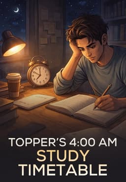 Topper’s 4:00 AM Study Timetable
