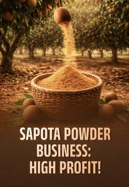 Sapota Powder Business: High Profit!