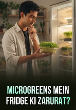 Microgreens Mein Fridge Ki Zarurat?