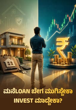 ಮನೆLoan ಬೇಗ ಮುಗಿಸ್ಬೇಕಾ, Invest ಮಾಡ್ಬೇಕಾ?