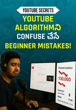 YouTube Algorithmని Confuse చేసే Beginner Mistakes!