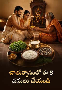 చాతుర్మాసంలో ఈ 5 పనులు చేయండి