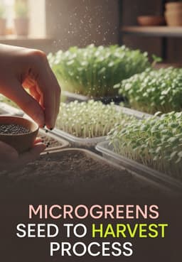 Microgreens Seed To Harvest Process