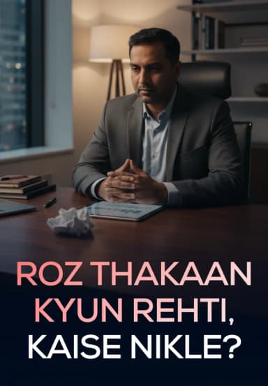 Roz Thakaan Kyun Rehti, Kaise Nikle?