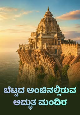 ಬೆಟ್ಟದ ಅಂಚಿನಲ್ಲಿರುವ ಅದ್ಭುತ ಮಂದಿರ