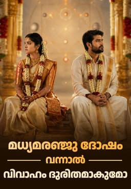 മധ്യമരഞ്ജു ദോഷം വന്നാൽ വിവാഹം ദുരിതമാകുമോ