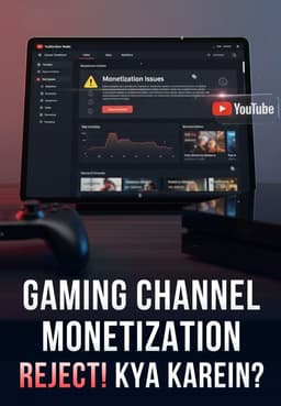 Gaming Channel Monetization Reject! Kya Karein?