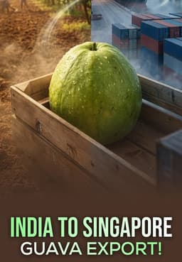 India To Singapore Guava Export!