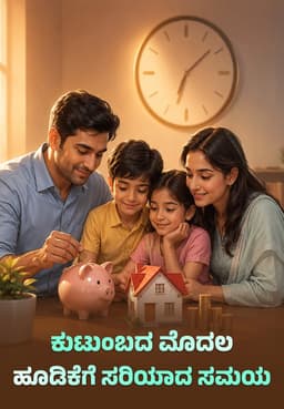 ಕುಟುಂಬದ ಮೊದಲ ಹೂಡಿಕೆಗೆ ಸರಿಯಾದ ಸಮಯ