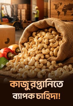 কাজু রপ্তানিতে ব্যাপক চাহিদা!