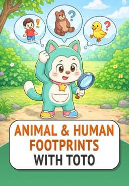Animal & Human Footprints With Toto