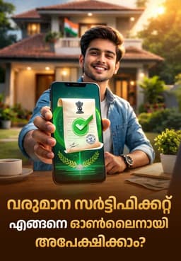 വരുമാന സർട്ടിഫിക്കറ്റ് എങ്ങനെ ഓൺലൈനായി അപേക്ഷിക്കാം?