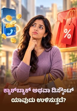 ಕ್ಯಾಶ್‌ಬ್ಯಾಕ್ ಅಥವಾ ಡಿಸ್ಕೌಂಟ್ ಯಾವುದು ಉಳಿಸುತ್ತದೆ?