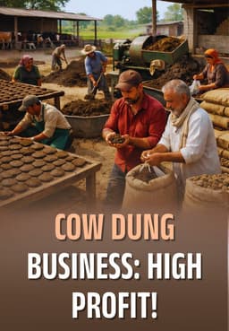 Cow Dung Business: High Profit!