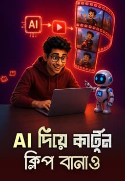 AI দিয়ে কার্টুন ক্লিপ বানাও