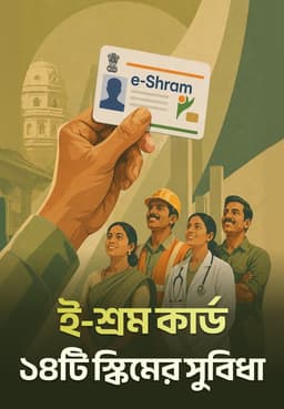 ই-শ্রম কার্ড: ১৪টি স্কিমের সুবিধা