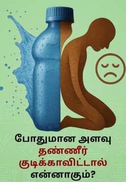 போதுமான அளவு தண்ணீர் குடிக்காவிட்டால் என்னாகும்?