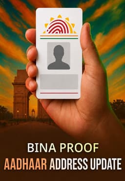 Bina Proof Aadhaar Address Update