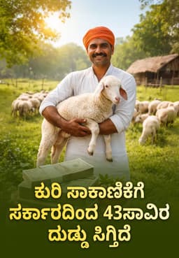 ಕುರಿ ಸಾಕಾಣಿಕೆಗೆ ಸರ್ಕಾರದಿಂದ 43ಸಾವಿರ ದುಡ್ಡು ಸಿಗ್ತಿದೆ