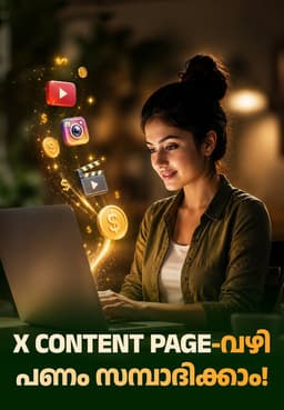X Content Page-വഴി പണം സമ്പാദിക്കാം!