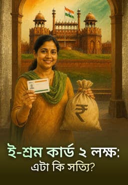 ই-শ্রম কার্ড ২ লক্ষ: এটা কি সত্যি?