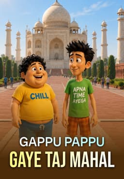 Gappu Pappu Gaye Taj Mahal