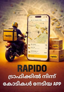 RAPIDO: ട്രാഫിക്കിൽ നിന്ന് കോടികൾ നേടിയ App