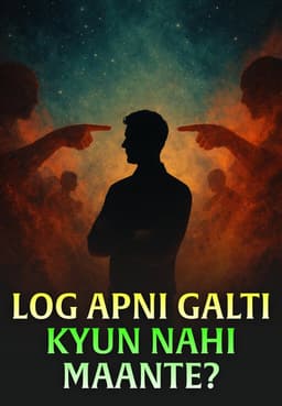 Log Apni Galti Kyun Nahi Maante?