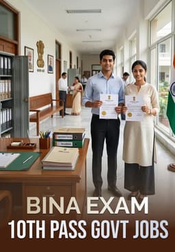 Bina Exam 10th Pass Govt Jobs.